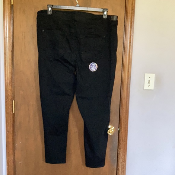 Wallflower luscious curvy skinny fit black jean instastretch 24 junior plus - Picture 15 of 16